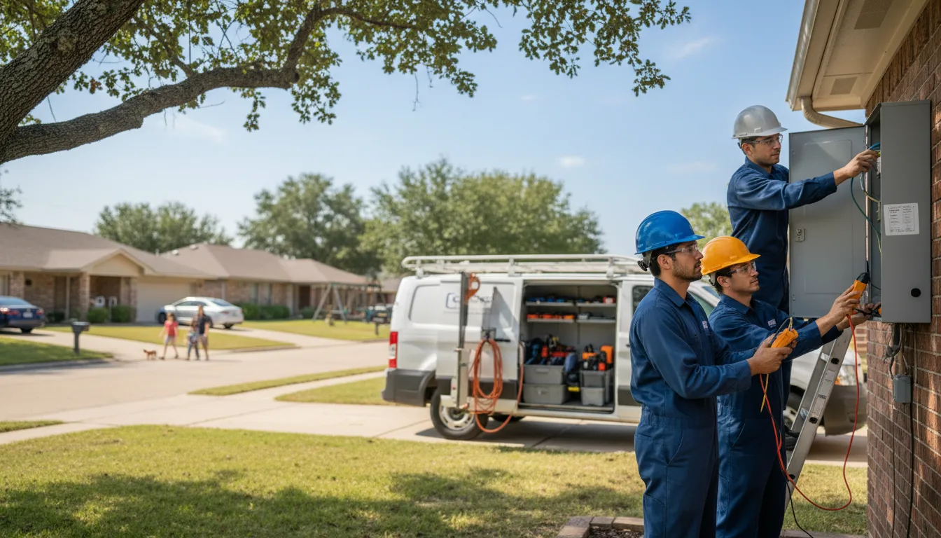 Certified electrician providing emergency electrical services in Campbell, OH